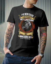 Load image into Gallery viewer, Mamasaurus Rex Is My Favorite Special Custom Design Guys Tee