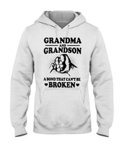 Load image into Gallery viewer, Grandma And Grandson A Bond That Can't Be Broken Custom Design Hoodie
