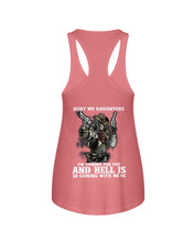 Load image into Gallery viewer, I'm Coming For You And Hell Is Coming With Me Ladies Flowy Tank