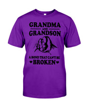 Load image into Gallery viewer, Grandma And Grandson A Bond That Can't Be Broken Custom Design Guys Tee