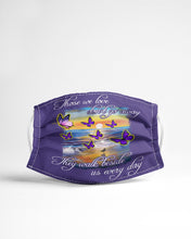 Load image into Gallery viewer, Butterfly Sunset On Beach Those We Love Don't Go Away Gift For Lover Cloth Face Mask