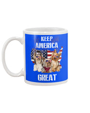 Load image into Gallery viewer, Keep America Great Yorkshire Terrier Gift For Dog Lovers Mug