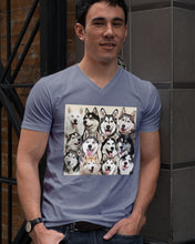 Load image into Gallery viewer, Many Love Husky Siberian On Phone Case Gift For Husky Lovers Guys V-Neck