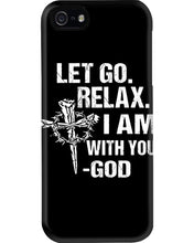 Load image into Gallery viewer, Let You Relax I Am With You Gray Background Phone case
