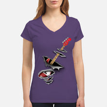 Load image into Gallery viewer, Funny Bass Inside Gift For Music Lovers Ladies V-Neck