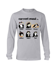Load image into Gallery viewer, Current Black Cat's Mood Gift For Cat Lovers Unisex Long Sleeve
