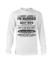 Load image into Gallery viewer, I'm Married To June Freaking Sexy Wife Trending For Birthday Gift Unisex Long Sleeve