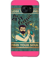 Load image into Gallery viewer, Lose Your Mind Find Your Soul Gift For Bartender Phone case