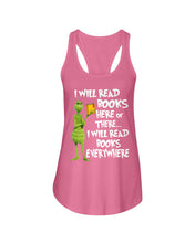 Load image into Gallery viewer, I’ll Read Book Everywhere Great Gift For Book Lovers Ladies Flowy Tank