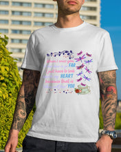 Load image into Gallery viewer, Butterflies When I Miss You I Just Have To Look Inside My Heart Gift For Lover Guys Tee