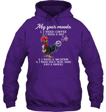Load image into Gallery viewer, I Need Coffee A Nap A Vacation Duct Tape Hope And A Showel Hoodie