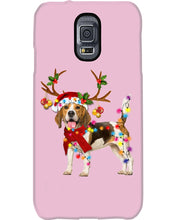 Load image into Gallery viewer, Beagle Gorgeous Reindeer Xmas Lights Gift For Dog Lovers Phone case