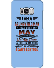 Load image into Gallery viewer, I'm A Grumpy Old Man I Was Born In May With My Heart Phone case
