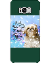 Load image into Gallery viewer, Angels And Shih Tzu Are Not Different Gift For Dog Lovers Phone case