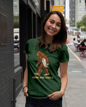 Load image into Gallery viewer, Bigfoot Come And Take It Simple Custom Design Ladies Tee