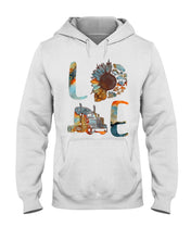 Load image into Gallery viewer, Love Trucker Simple Unique Custom Design For Personalized Job Gift Hoodie