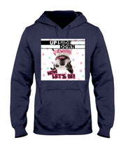 Load image into Gallery viewer, Boston Upside Down Now Let's Be Gift For Dog Lovers Hoodie
