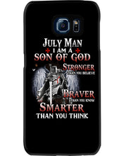 Load image into Gallery viewer, July Man Son Of God Birthday Meaningful Gift For Men Phone case