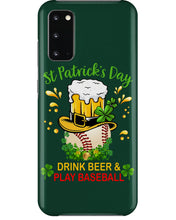 Load image into Gallery viewer, Baseball Drink Beer Day St Patrick's Day Gift For Baseball Lovers Phone case