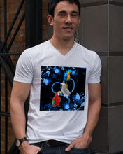 Load image into Gallery viewer, Lovely Phone Case Twinkling Blue Heart Gift For Parrots Lovers Guys V-Neck