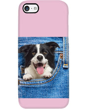 Load image into Gallery viewer, Border Collie In Denim Pocket Gift For Dog Lovers Phone case