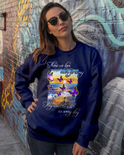Load image into Gallery viewer, Butterfly Sunset On Beach Those We Love Don't Go Away Gift For Lover Sweatshirt