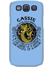Load image into Gallery viewer, Gift For Cassie Girl The Soul Of A Mermaid Phone case