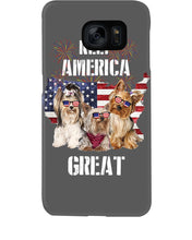 Load image into Gallery viewer, Keep America Great Yorkshire Terrier Gift For Dog Lovers Phone case