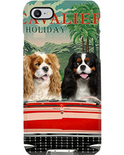 Load image into Gallery viewer, Cavalier Happy Holiday Gift For Dog Lovers Phone case