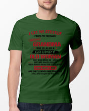 Load image into Gallery viewer, I Get My Attitude From My Freakin' Awesome Grandma Who Was Born In April Guys Tee