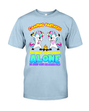 Load image into Gallery viewer, Camping Partners Because Going Crazy Alone Is Just Not As Much Fun Guys Tee