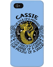 Load image into Gallery viewer, Gift For Cassie Girl The Soul Of A Mermaid Phone case
