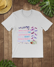 Load image into Gallery viewer, Butterflies When I Miss You I Just Have To Look Inside My Heart Gift For Lover Guys Tee