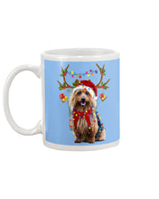 Load image into Gallery viewer, Australian Terrier Gorgeous Reindeer Christmas Gift For Dog Lovers Mug