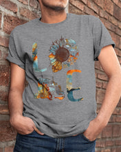 Load image into Gallery viewer, Love Trucker Simple Unique Custom Design For Personalized Job Gift Guys Tee