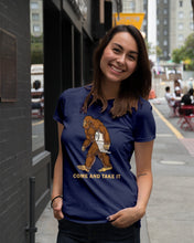 Load image into Gallery viewer, Bigfoot Come And Take It Simple Custom Design Ladies Tee