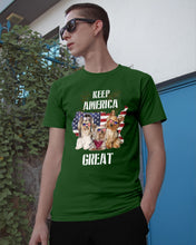 Load image into Gallery viewer, Keep America Great Yorkshire Terrier Gift For Dog Lovers Guys Tee