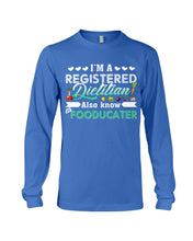 Load image into Gallery viewer, I'm A Registered Dietitian Also Know Fooducater Trending Unisex Long Sleeve