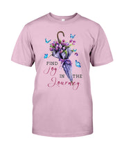Load image into Gallery viewer, Butterflies Find Joy In The Journey Gift For Daughter Guys Tee