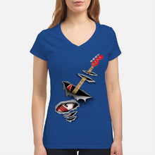 Load image into Gallery viewer, Funny Bass Inside Gift For Music Lovers Ladies V-Neck