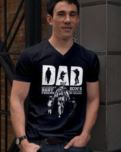 Load image into Gallery viewer, Daughter's Best Friend Son's Partner In Crime Special Custom Design Guys V-Neck