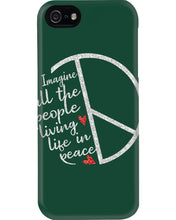 Load image into Gallery viewer, Image All The People Living Life In Peace Custom Design For Friends Phone case