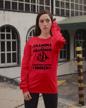 Load image into Gallery viewer, Grandma And Grandson A Bond That Can't Be Broken Custom Design Unisex Long Sleeve