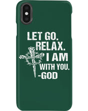 Load image into Gallery viewer, Let You Relax I Am With You Gray Background Phone case