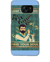 Load image into Gallery viewer, Lose Your Mind Find Your Soul Gift For Bartender Phone case