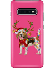 Load image into Gallery viewer, Beagle Gorgeous Reindeer Xmas Lights Gift For Dog Lovers Phone case