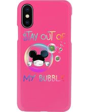 Load image into Gallery viewer, Lovely Phone Case Rainbow Design Stay Out Of My Bubble Gift For Friends Phone case
