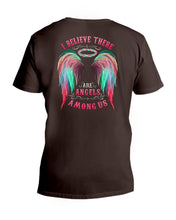Load image into Gallery viewer, I Believe There Are Angels Among Us Unique Custom Design Guys V-Neck