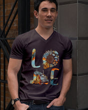 Load image into Gallery viewer, Love Trucker Simple Unique Custom Design For Personalized Job Gift Guys V-Neck