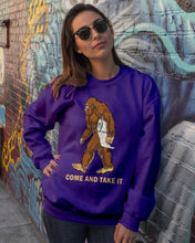Load image into Gallery viewer, Bigfoot Come And Take It Simple Custom Design Sweatshirt